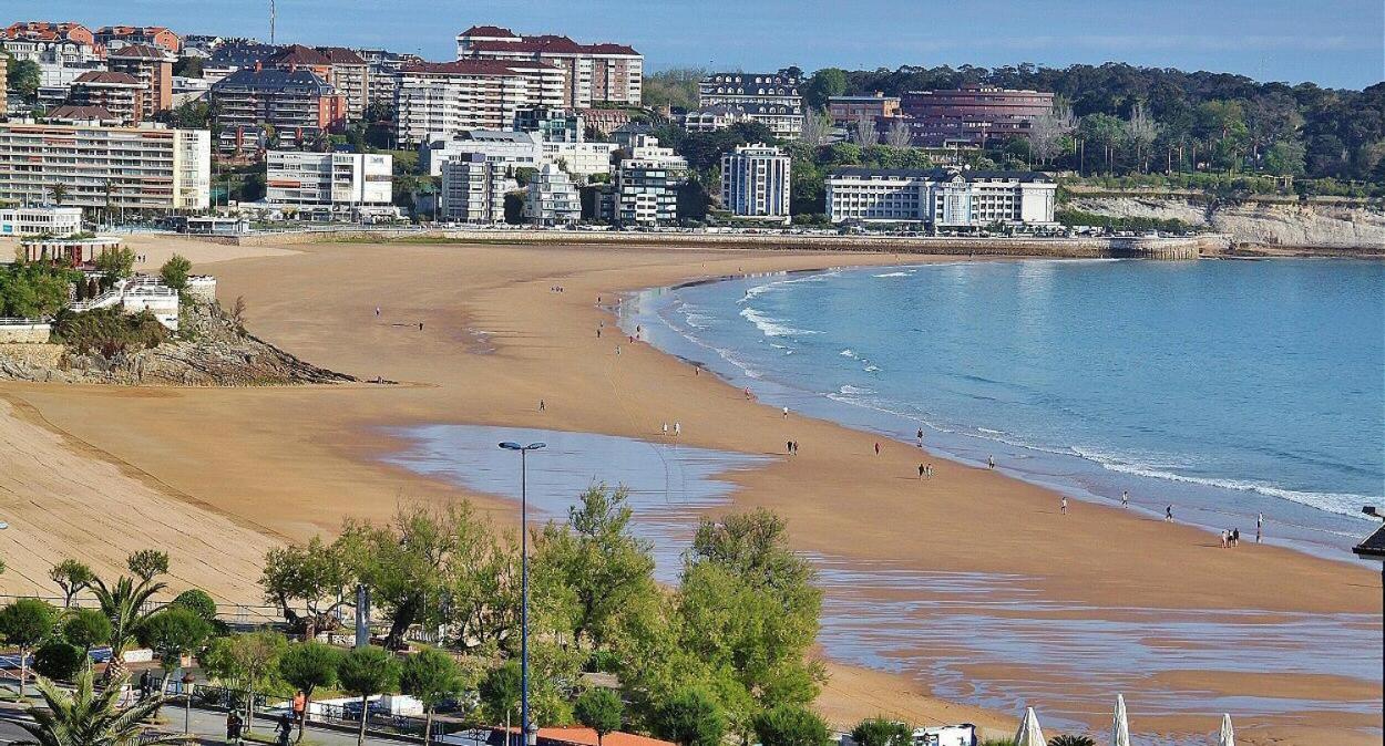Bajo Con Terraza A 5 Min De La Playa Villa Santander Ngoại thất bức ảnh