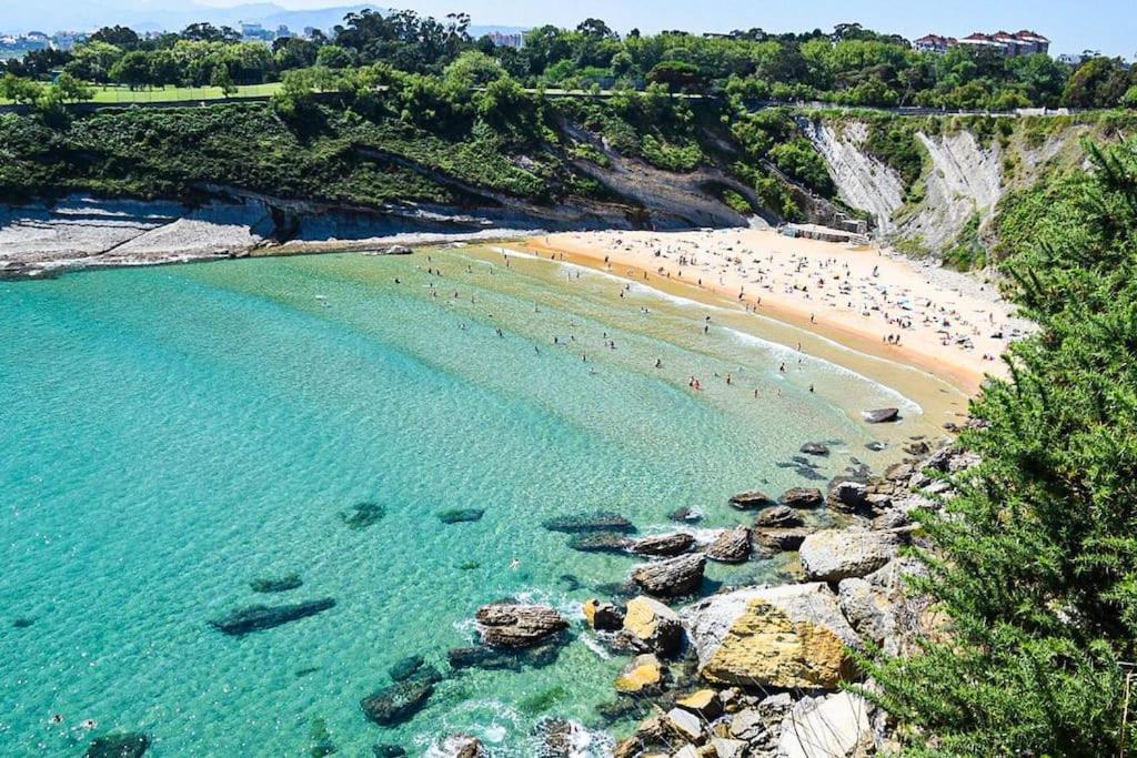 Bajo Con Terraza A 5 Min De La Playa Villa Santander Ngoại thất bức ảnh
